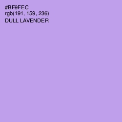 #BF9FEC - Dull Lavender Color Image